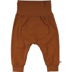 Bebisar - Haremsbyxor Barnkläder Müsli Cozy Me Baby Pants with Pocket - Ocher (1535050100-018115401)