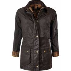 Cotton - Women Jackets Barbour Beadnell Wax Jacket - Rustic