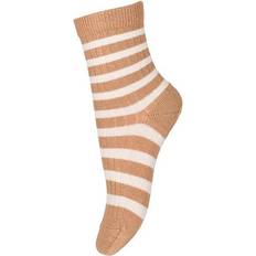 29/32 Børnetøj mp Denmark Eli Striped Socks - Apple Cinnamon (77194-4155)