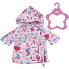 Baby Born Popaccessoire Poppen en Poppenhuizen Baby Born Baby Born Bath Bathrobe 43cm