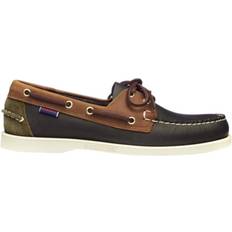 41 ½ Scarpe da barca Sebago Docksides Mocassin Uomo - Blue Navy-Brown Tan-Green Musk