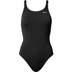 NIKE Svarte Badedrakter NIKE Hydrastrong Solid Fastback Swimsuit - Black