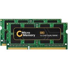 MicroMemory CoreParts DDR3L kit 16 Go: 2 x 8 Go SO DIMM 204 broches 1600 MHz PC3L-12800 1.35 V mémoire sans tampon non ECC