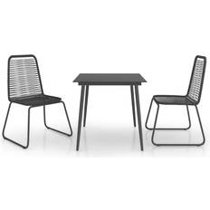 vidaXL 3060112 Patio Dining Set, 1 Table incl. 2 Chairs