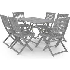 Garden & Outdoor Furniture vidaXL 3057871 Patio Dining Set, 1 Table incl. 6 Chairs