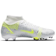 Nike Mercurial Superfly 8 Academy MG M - White/Metallic Silver/Volt/Black