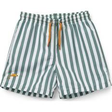 1-3M Badebukser Liewood Duke Board Shorts - Stripe Peppermint/White