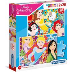 Clementoni Super Color Disney Princess 2x20 Pieces