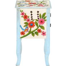 Multicolore Comodini vidaXL Solid Mango Wood Bedside Table 30x40cm