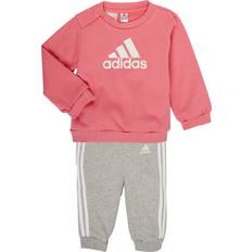 Stribede Tracksuits Børnetøj adidas Infant Badge of Sport French Terry Jogger - Hazy Rose/White (GM8978)