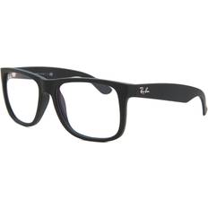 Ray ban justin Ray-Ban Justin Clear Evolve Glasses Men's Black/Clear