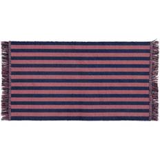 Cotton Entrance Mats Hay Stripes and Stripes Blue, Purple 52x95cm