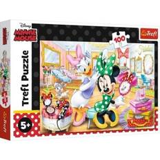 Mikki Hiiri Perinteiset Palapelit Trefl Puzzle DISNEY Minnie in beauty parlous (100 pieces) Lattia