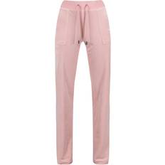 Juicy Couture Del Ray Classic Velour Pant - Pale Pink