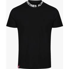 Alpha Industries Neck Print T T-Shirt - White/Black