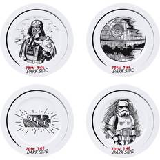 Multicoloured Dessert Plates Star Wars Join The Dark Side Dessert Plate 21cm 4pcs