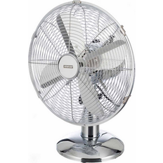 Chrome Desk Fan 12"