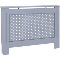 vidaXL Cache-radiateur Anthracite 112x19x81.5 cm MDF