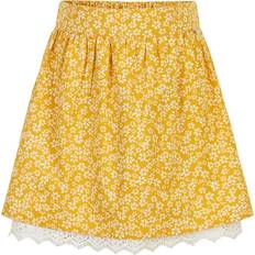 Bebisar Kjolar Barnkläder Minymo Skirt with Scrunchie - Yolk Yellow (621072-3056)