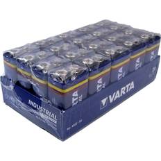 20 Paquete Baterías y Cargadores Varta Batterie Industrial PRO 9 V 20 ST, 6AM6 9V-Block 630 mAh 6LR61 4022 20 St./Krt.VARTA