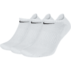 Nylon Chaussettes Nike Everyday Cushioned No-Show Socks 3 Pack - Unisex - White