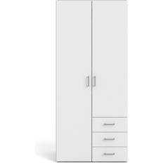Clothing Storage on sale Tvilum Space White Wardrobe 77.6x175.4cm