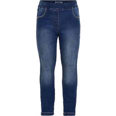 128/134 Byxor Barnkläder Minymo Power Slim Fit Jegging - Denim (5621-776)