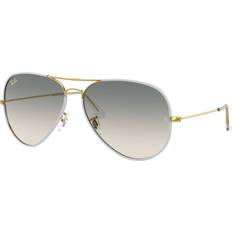 Ray-Ban Aviator Full Color Legend Sunglasses - Grey/Gold