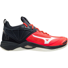 Men - Red Volleyball Shoes Mizuno Wave Momentum 2 M - Ignition Red/White/Salute