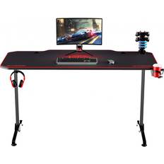 Ultradesk Frag Gaming Desk - Red, 1400x660x760mm