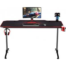 USB Outlet Gaming bord Ultradesk Frag Gamingbord - Rød, 1400x660x760mm