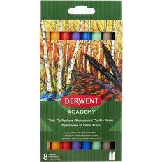 Derwent Markers Derwent Academy Twin Tip Brush Markers