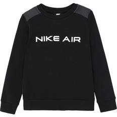 Nike Air Crew Sweatshirt Boy's - Black/Dark Smoke Grey/White (DA0703-010)