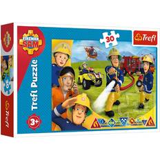 Brandman sam pussel Trefl Fireman Sam 30 Bitar