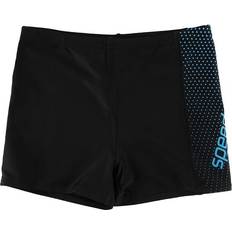 Speedo Jr Gala Logo Panel Aquashorts - Black/Blue (811341)