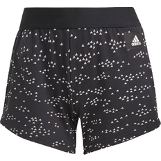 Adidas Women's Badge of Sport All Over Print Shorts - Black/White