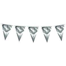 Garlands Metallic Giant Bunting Silver
