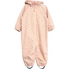 Babys Softshelloveralls Wheat Softshell Overall - Soft Beige Flowers (8060d-951)