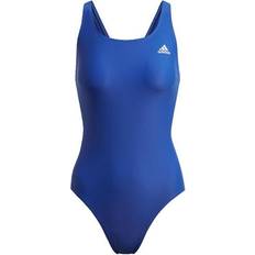 3XL Costumi da bagno Adidas Women's SH3.RO Solid Swimsuit - Royal Blue/White