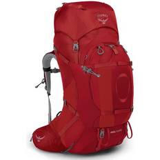 Red Hiking Backpacks Osprey Ariel Plus 60 W M/L - Carnelian Red