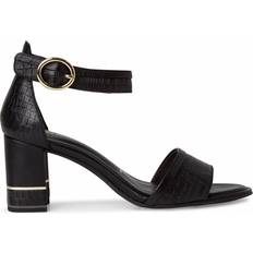 Tamaris Femme Sandales à talons Tamaris Heeled Sandal - Black Croco/Black