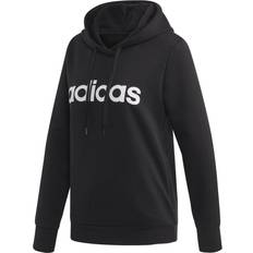 Adidas Essentials Linear Over Head Hoodie - Black/White Female