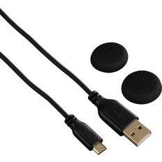 Hama PS4 Super Soft Charging Cable - Black