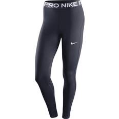 NIKE Dame Bukser & Shorts NIKE Pro Mid-Rise Leggings Women - Obsidian/White