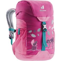 Buckle School Bags Deuter Cuddly Bear Backpack - Magenta Hot Pink