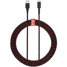 Switch USB Type C Charging Cable - Black/Red