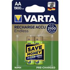 Varta recharge aa Varta AA Recharge Accu Endless 1900mAh 2-pack