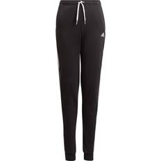 Raidallinen Housut Adidas Essentials 3 Stripes French Terry Pants - Black/White