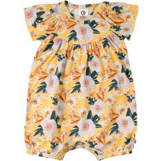 Sommerfugleærme Bodyer Børnetøj Müsli Bloom Beach Body with Flower Print - Yellow (1583038600-014103601)