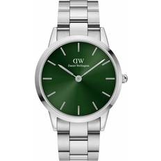 Daniel Wellington Iconic Link Montres-bracelets Daniel Wellington DW Iconic Link Emerald 40mm Silver